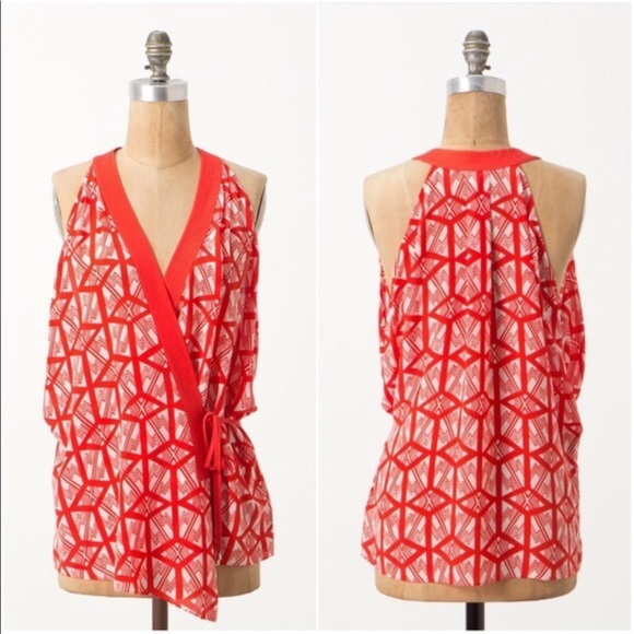 Anthropologie Leifsdottir Catalyst Wrap Top - Picture 2 of 7